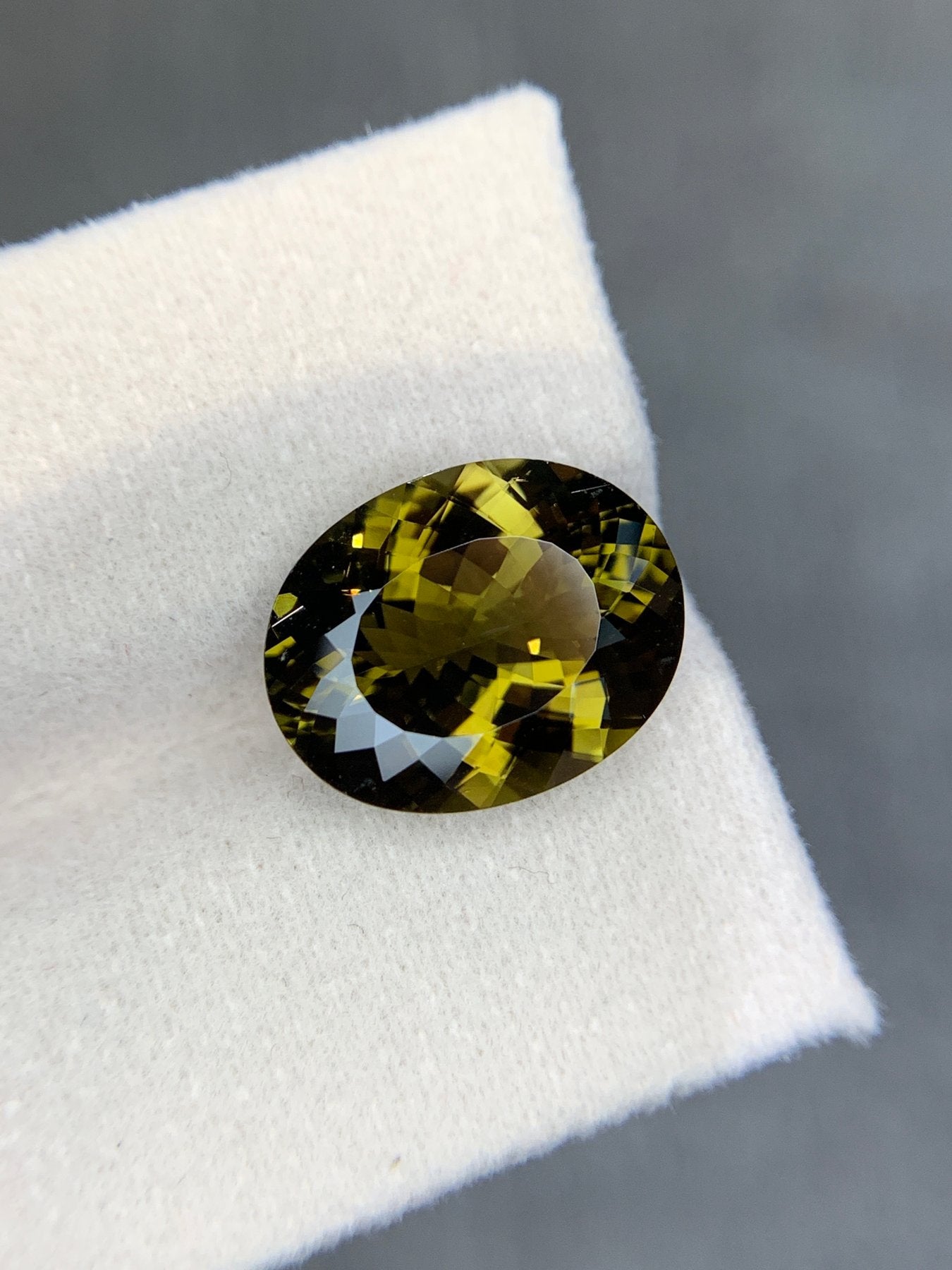 6.28 ct Natural Olive-Yellow Liddicoatite Tourmaline - ICA Certified