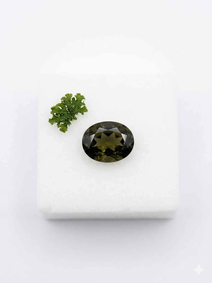6.28 ct Natural Olive-Yellow Liddicoatite Tourmaline - ICA Certified