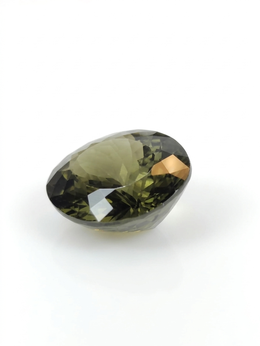 6.28 ct Natural Olive-Yellow Liddicoatite Tourmaline - ICA Certified