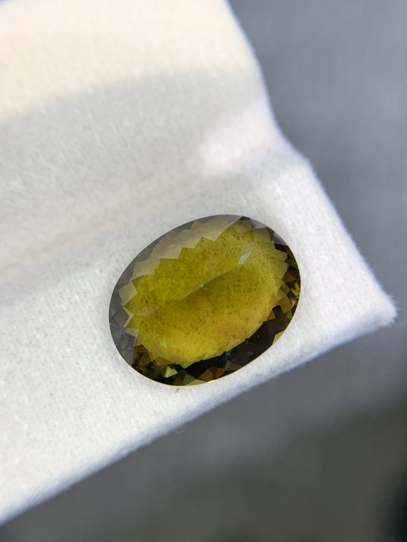 6.28 ct Natural Olive-Yellow Liddicoatite Tourmaline - ICA Certified