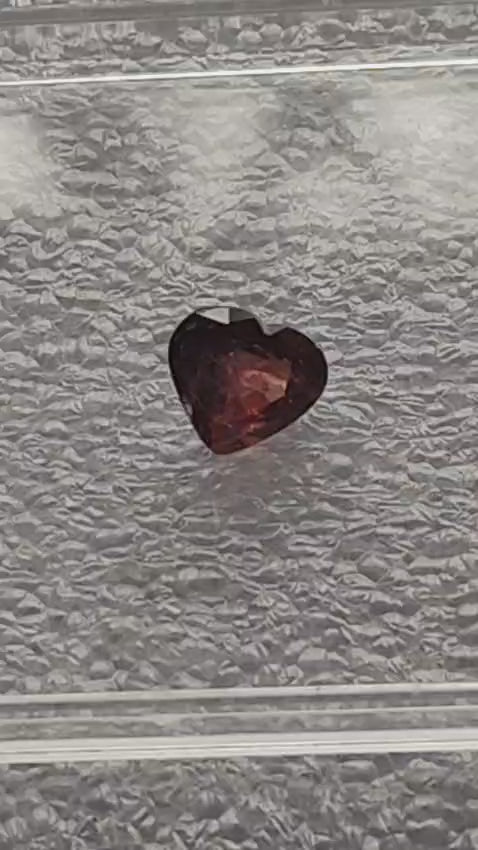 Ruby 1.78 ct – Heart Cut – No Heat – Certified Natural Ruby